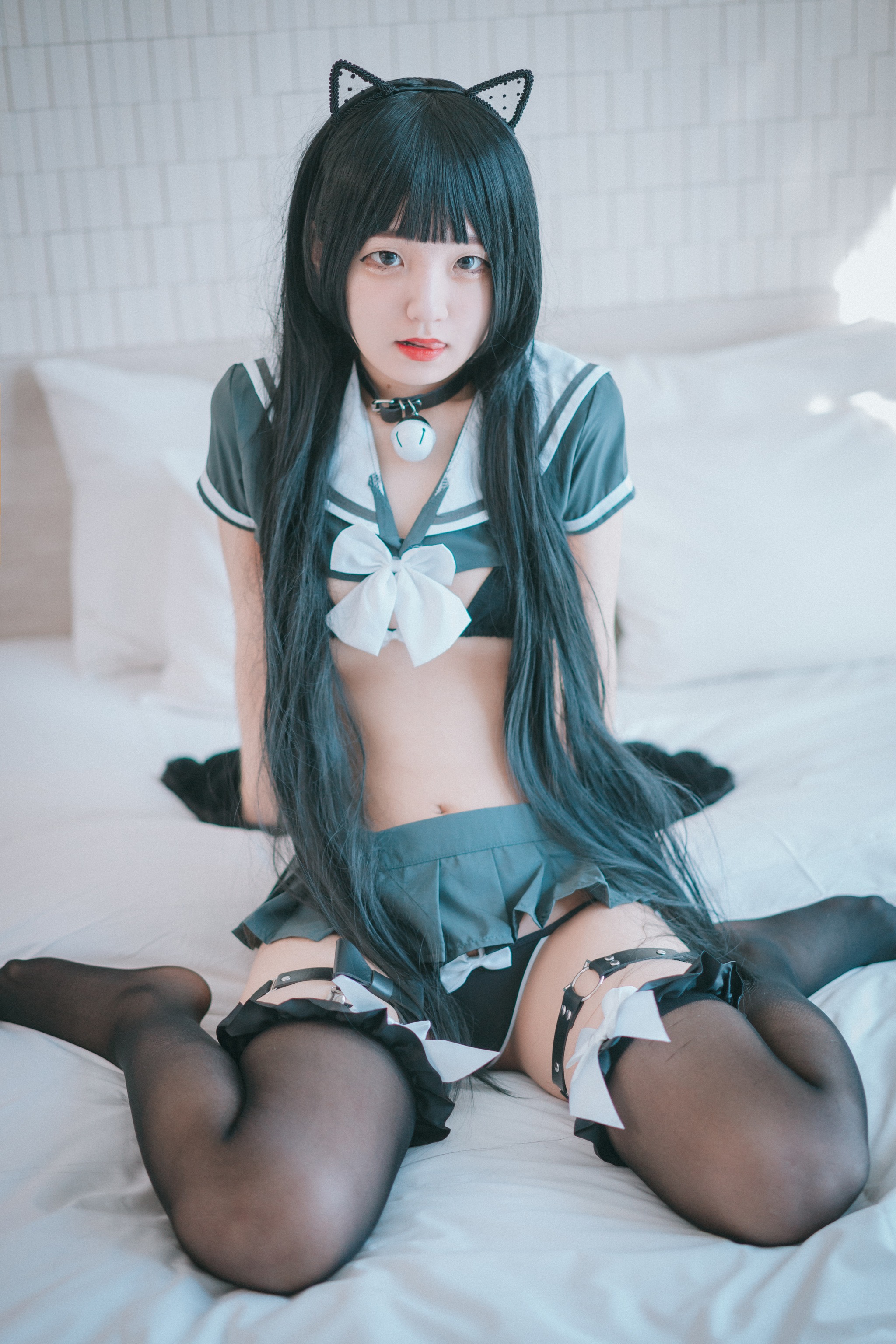 图片[1]-Jenny – NO.043 (정제니) DJAWA-Katzenmädchen in Schuluniform[42P]-XikXak